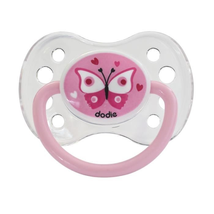 Dodie Sucette Anatomique +6m Ananas Bleu et Tortue Verte Lot de 2