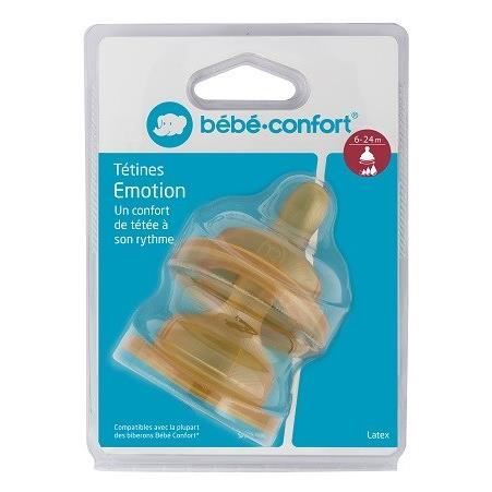 BEBE CONFORT Tétine Emotion Latex T2 (x2)