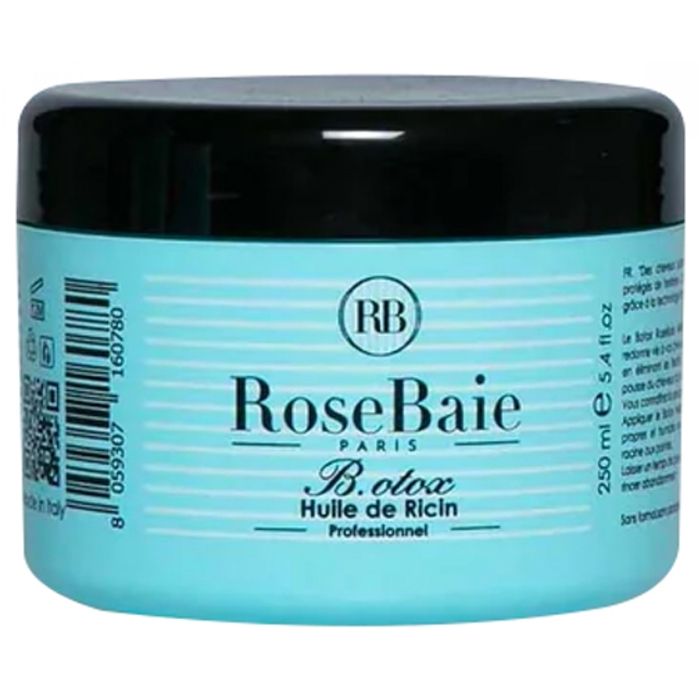 Soin capillaire - Rose Baie - Botox 250Ml - Élimine les frisottis - Favorise la pousse - Tous types de cheveux