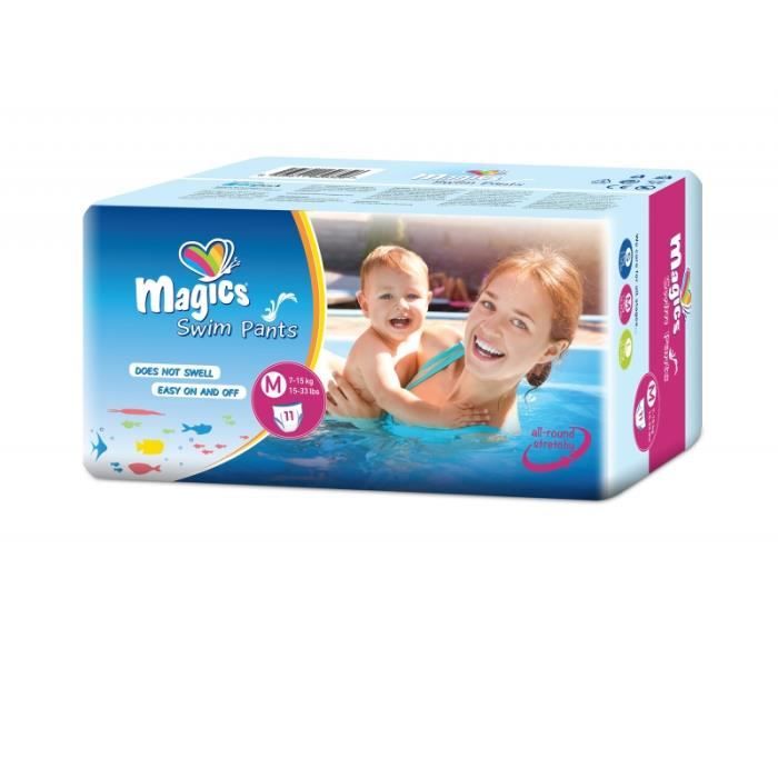 Culottes de bain - taille M (9-15kg) - sachet de 11 - Magics