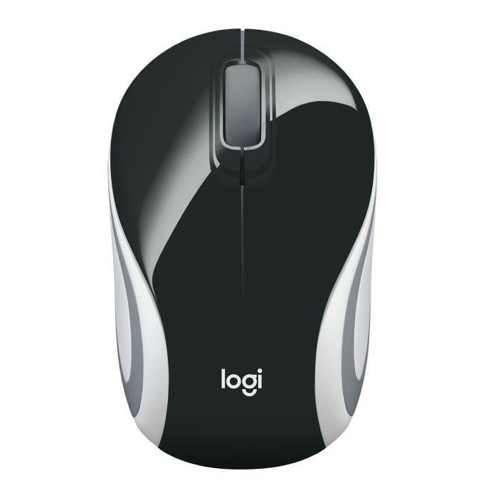 Souris mini - Sans fil - Logitech - M187 - Optique - Bleu