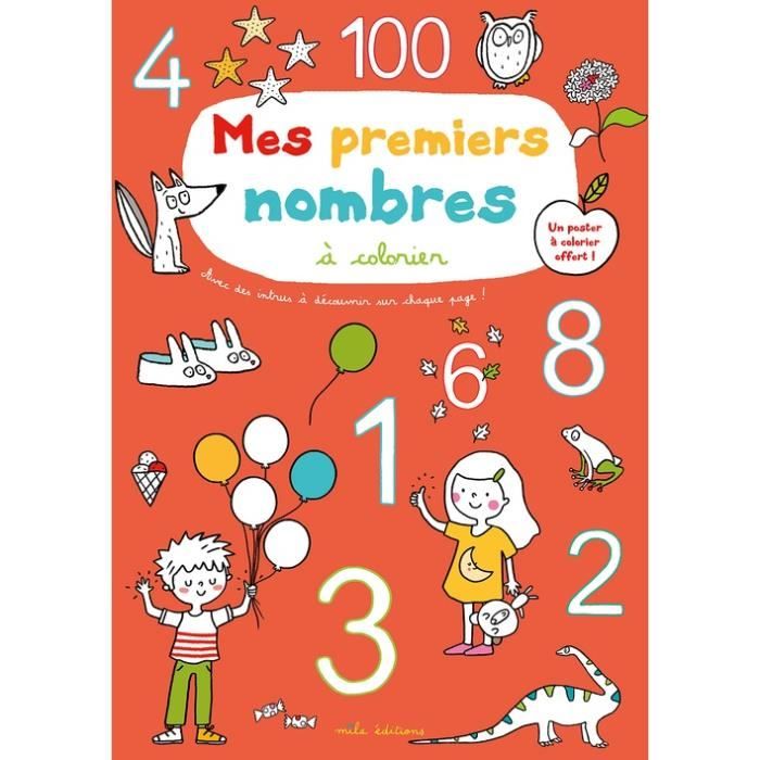 Mes premiers nombres à colorier. Avec un poster à colorier