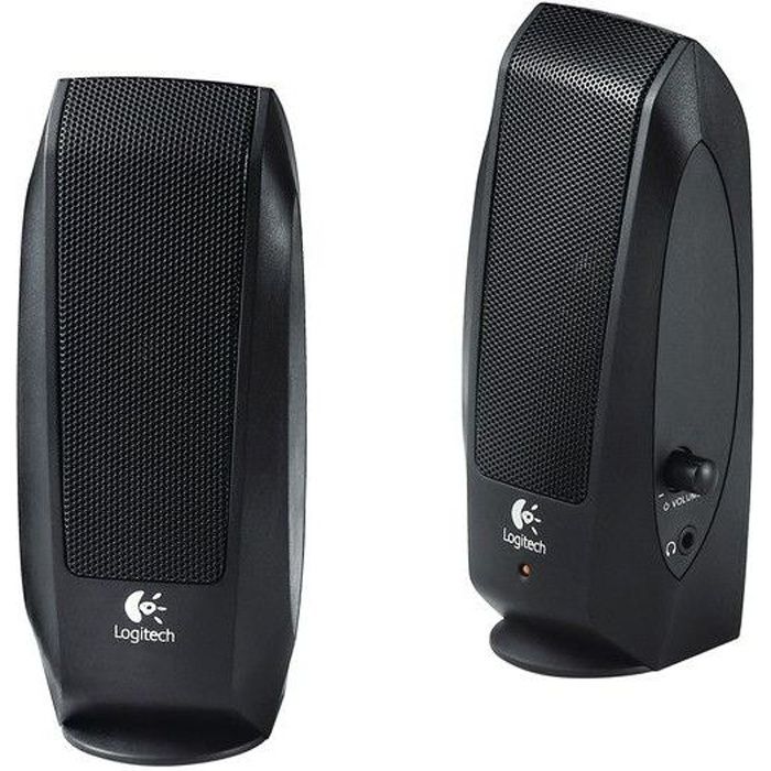 Logitech S120 Haut-parleur stéréo 2.0 2.3W noir