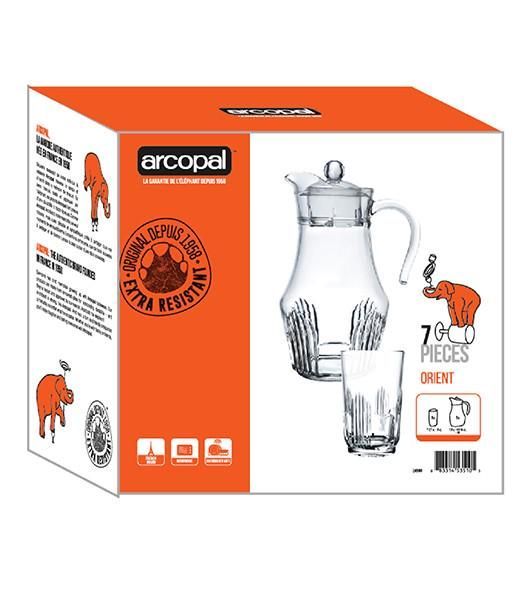 Ensemble de boissons 7 pièces Arcopal Orient L4986