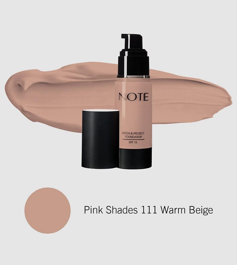 NOTE DETOX ET FOND DE TEINT PROTECTEUR 111 PUMP