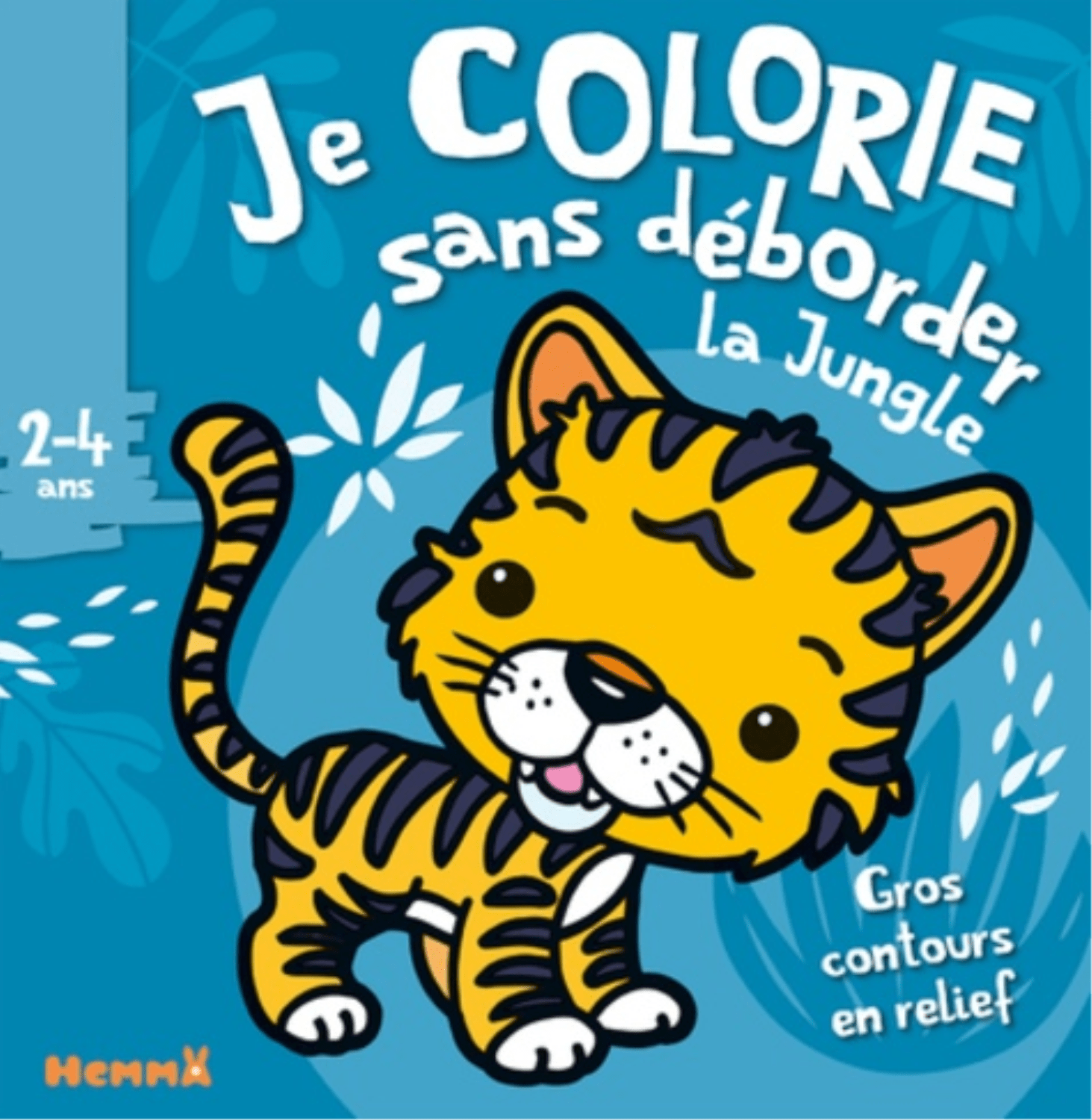 JE COLORIE SANS DÉBORDER 2-4 ANS - LA JUNGLE T38