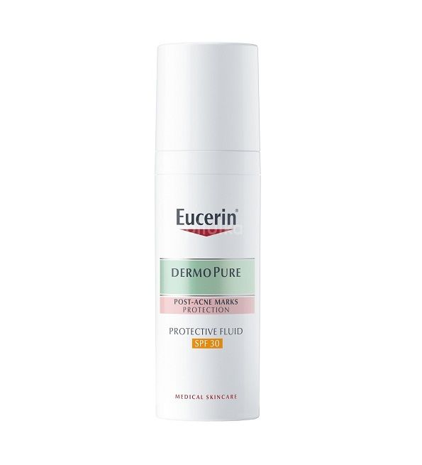 Soin solaire - Eucerin - dermopurifyer UV Sun Fluide - SPF 30 - 50ml - Non comédogène