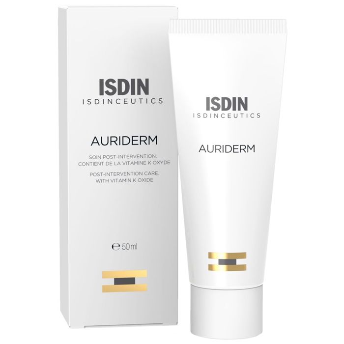 Crème de soin - Isdin - Auriderm - 50ml - Vitamine K - Hypoallergénique