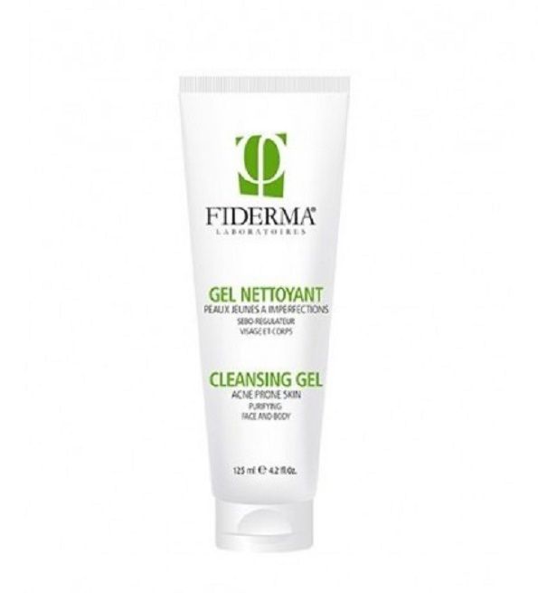 Gel Nettoyant - Fiderma - Acnefid - 200ml - Hypoallergénique - Peaux grasses