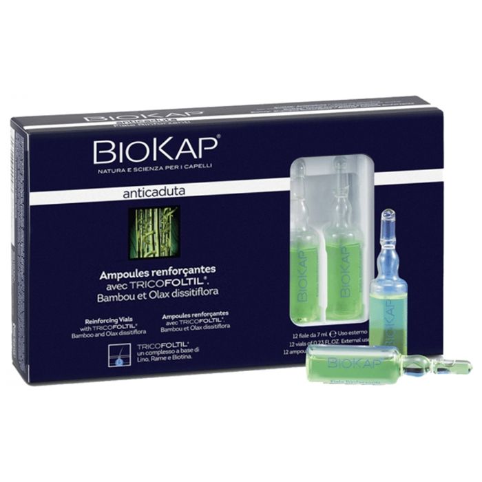 Biokap - Ampoules fortifiantes anti-chute - 12 x 7 ml