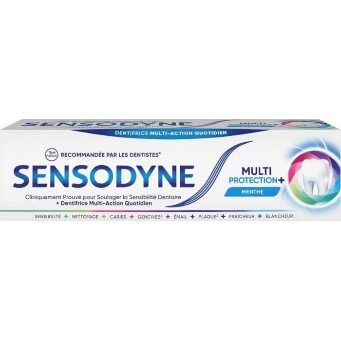 Dentifrice - Sensodyne - Multi Protection - 75 ml - Protection dents sensibles - Renforce émail