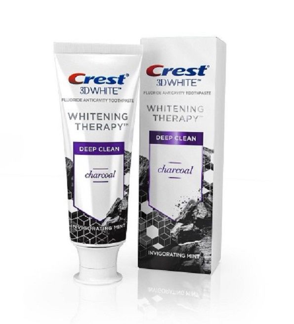 Dentifrice - CREST - 3D White Whitening Therapy - 75ml - Fluorure - Charbon de Bois