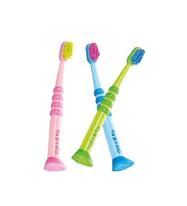 Brosse à dents - CURASEPT - BIOSMALTO KIDS - 3-6 ans - Poils doux - Hypoallergénique