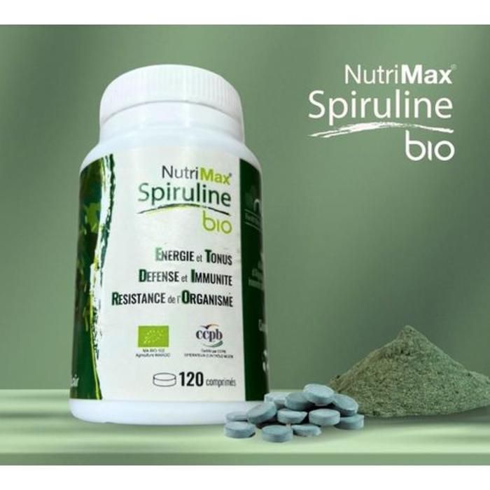 Nutrimax Spiruline Bio - 120 Comprimés