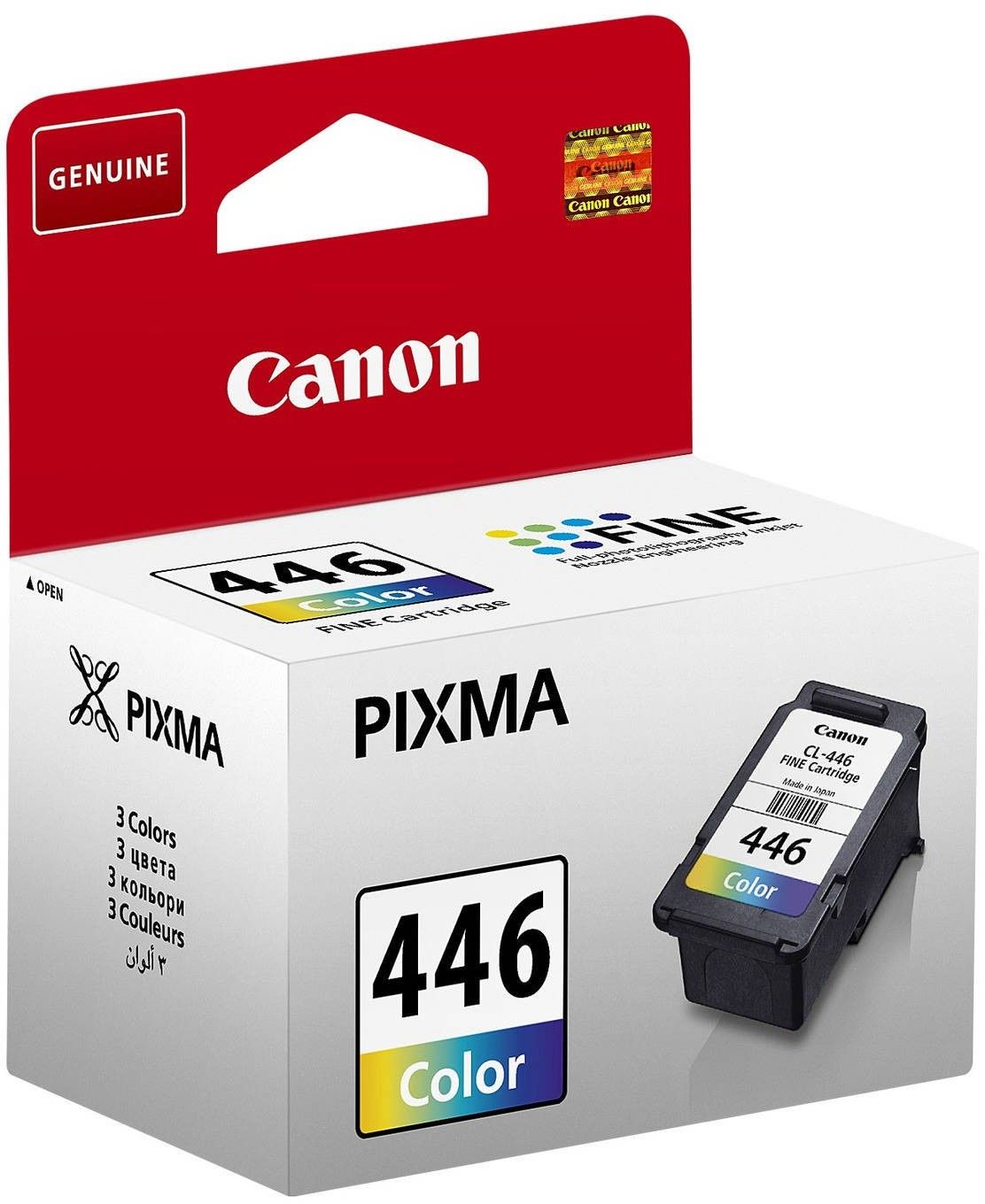 Cartouche d'encre - CANON - CL-446 - Jet d’encre - 3 Couleurs - Compatible MG2440, MG2540, iP2840