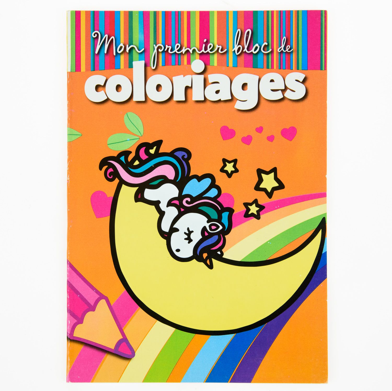 Mon Premier Bloc De Coloriages - Licorne Orange 16