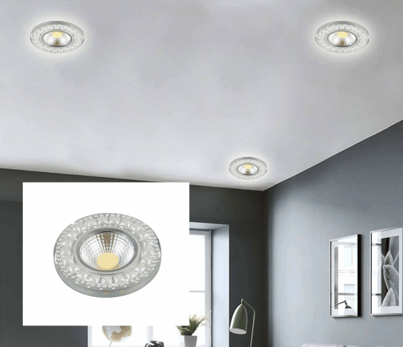 NAPOLIS SPOT ENCASTRABLE ROND NAPOLIS MR16 CONTOUR LED 3W 6500K Q95mm