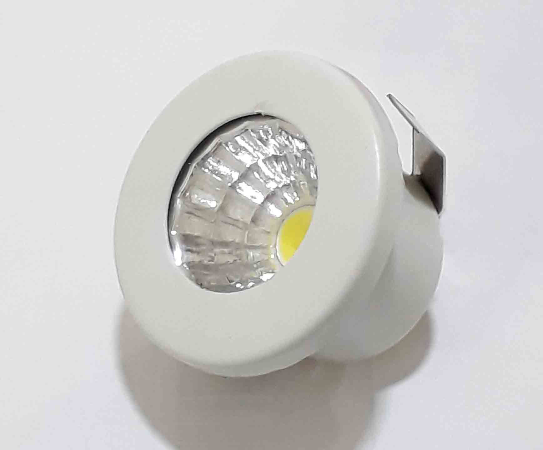 TARASPOT NICHE BLANC ,LED 3W- 6500K- Ø3CM