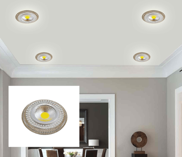 JASMIN SPOT ENCASTRABLE FIXE RONDMR16 CONTOUR LED 3W Q100