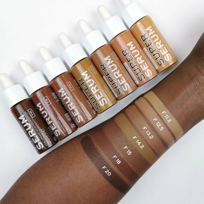 Fond de teint - REVOLUTION - RELOVE SUPER SERUM F4 - 25 ml - Tous types de peau - Marron