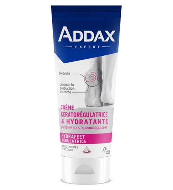Addax Crème kératorégulatrice et hydratante pieds - 100 ml