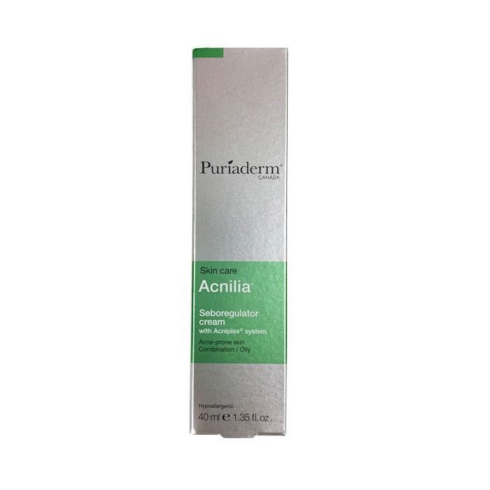 Puriaderm Acnilia crème seboregulatrice 40ml