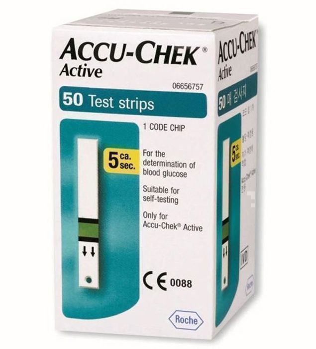 Accu-Check Active Bandelettes - 50 Test Strips