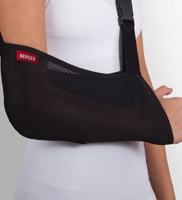 Berger Support Bras en Tissu perfore Small BG-202S