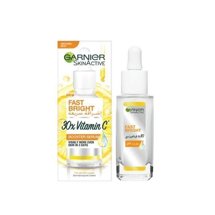 Sérum - SkinActive - Fast Bright - 30ml - Vitamine C - Éclat de la peau - Anti-tâches