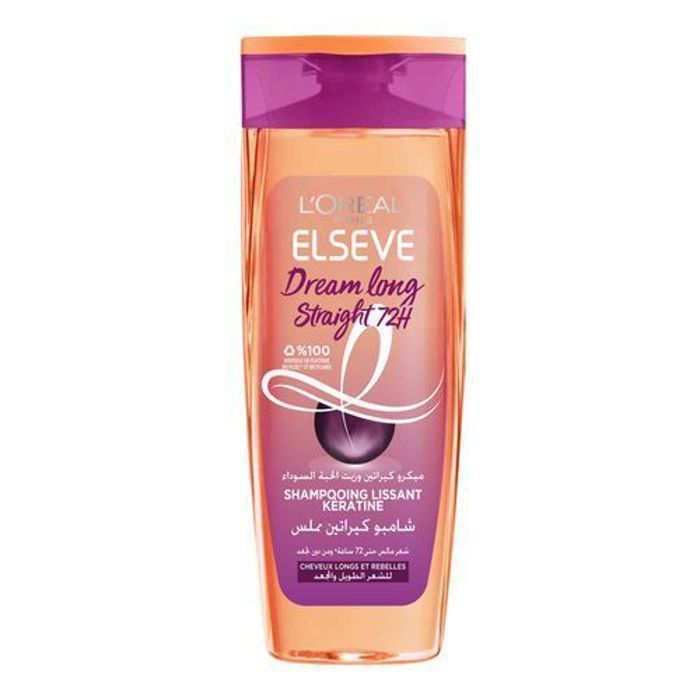 Elsève Dream Long Straight - Shampooing pour cheveux longs anti-frisottis - 400ml