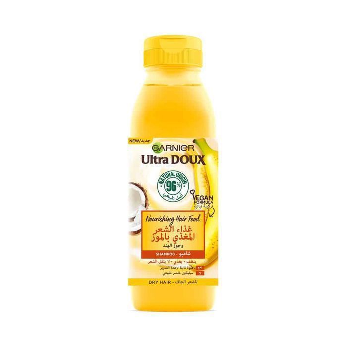 Garnier Ultra Doux - Hair Food Shampooing nourissant à la banane pour cheveux secs 350ml