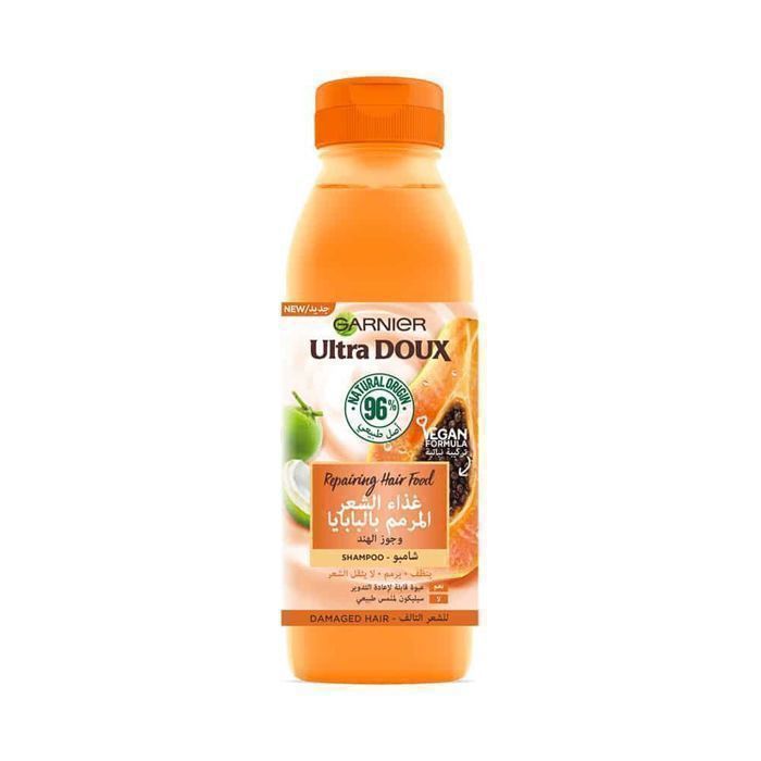 Garnier Ultra Doux - Hair Food Shampooing Réparateur pour Cheveux Abîmés 350 ml