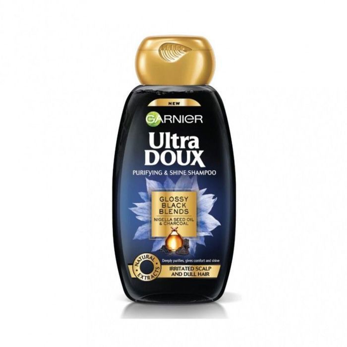 Ultra Doux - Shampoing purification et brillance Charbon et Nigelle pour cheveux gras 200ml