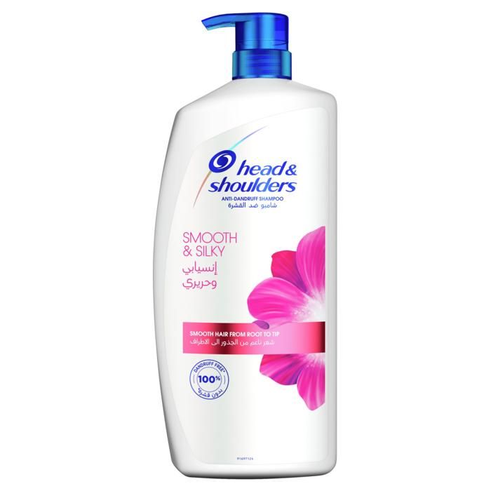 Head & Shoulders Shampoing Antipelliculaire Lisse et Soyeux - 1000ml