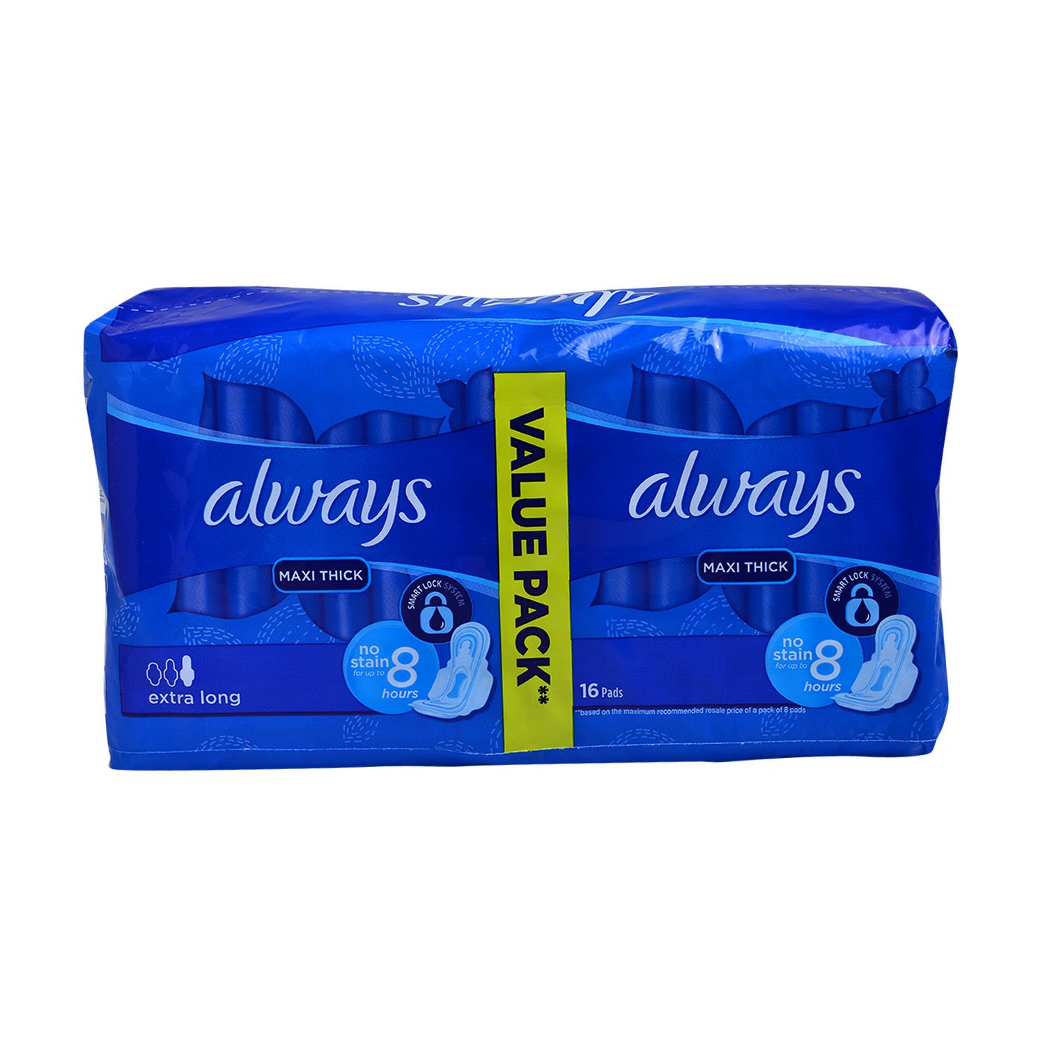 Serviettes Hygiéniques - ALWAYS - Maxi Epaisses - Douceur Coton - 16 unités - Anti-fuites