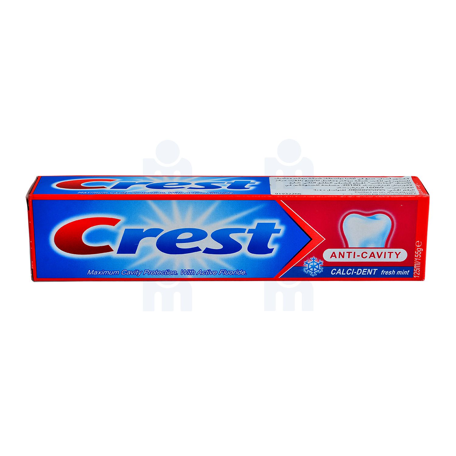 Dentifrice - CREST - Anti-caries - Menthe fraîche - 125 ml - Adulte