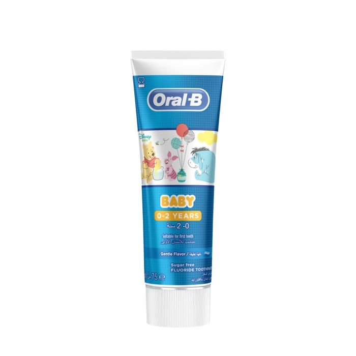 Dentifrice Bébé - ORAL-B - Winnie l'Ourson - 75ml - Protection contre les caries