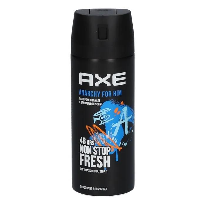 Déodorant atomiseur - AXE - Anarchy - 150 ml - Parfum épicé - Notes de myrtilles et lavande