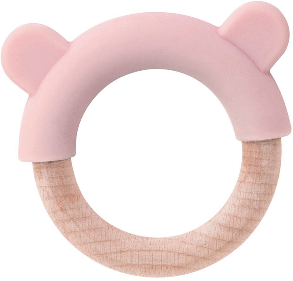 Jouet-Anneau Dentaire Sensoriel "Petites Oreilles"- Rose