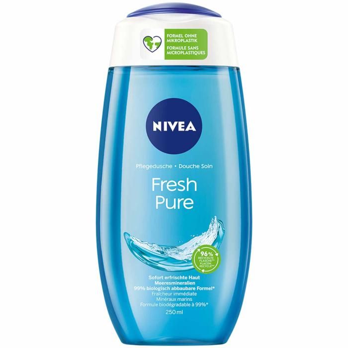 Gel douche - NIVEA - Fresh Pure - 250ml - Hydratation - Parfum frais - pH neutre