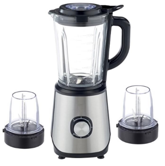 TAURUS - Blender LUXURY - chopper+moulin,bol en verre - 1.5L - 1200w4lames inox