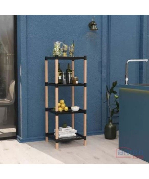 Organisateur - Bricosmart - 4 étages - Bois et plastique - Multicolore - Pratique et esthétique