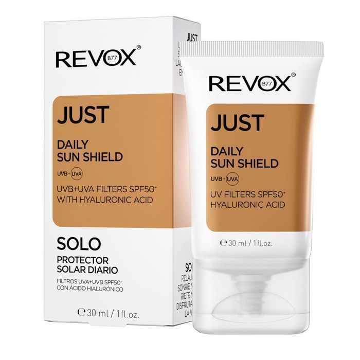 Bouclier solaire quotidien - REVOX B77 - JUST DAILY SUN SHIELD - SPF50+ - Acide hyaluronique - Non gras