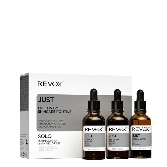 Routine de Soins - REVOX B77 - JUST Oil Control - 3 Produits - 30ml - Contrôle du Sébum
