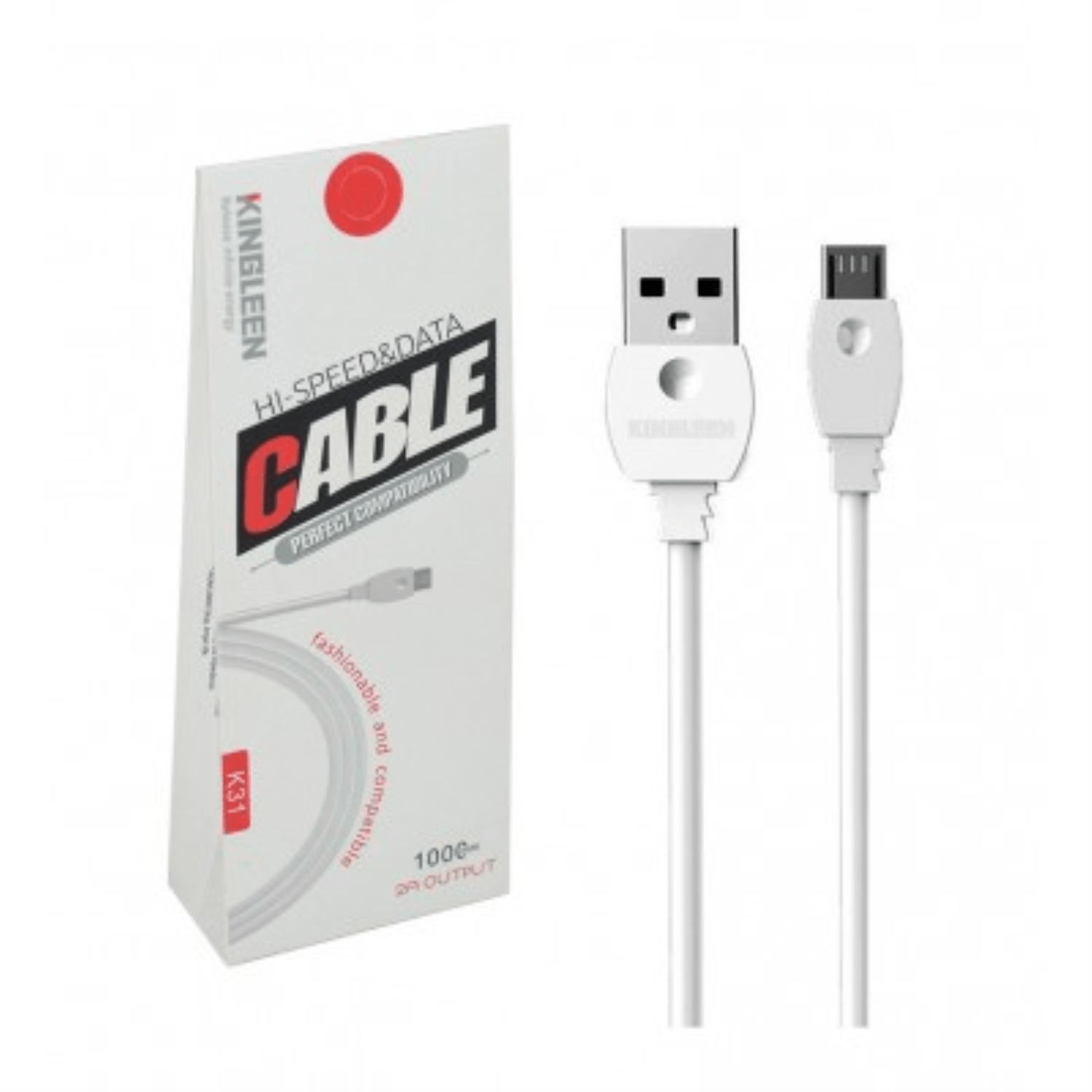 Câble Android KINGLEEN, 1 mètre de long, modèle K31