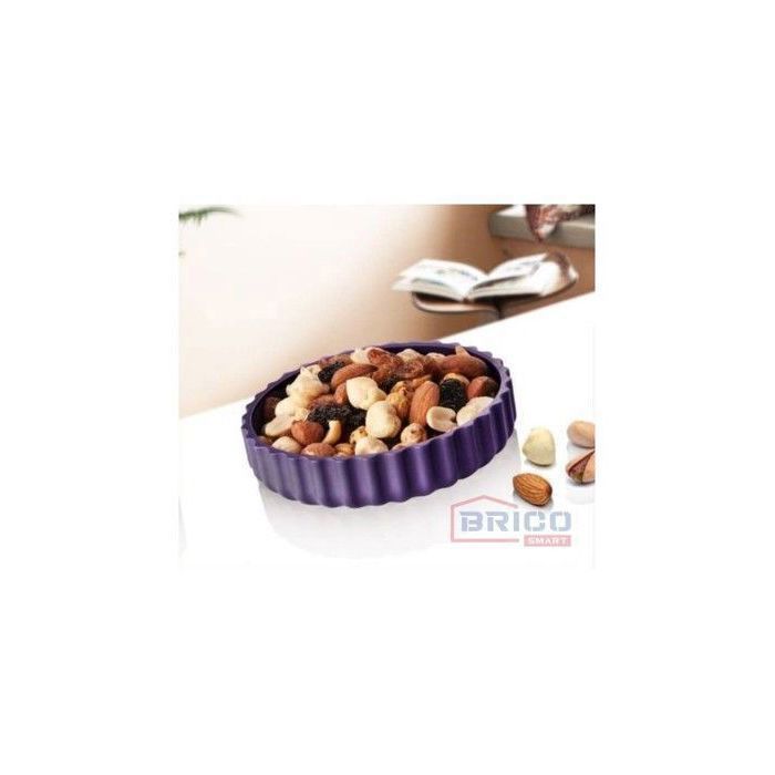 Assiette multi-usages - Multicolore - 10 cm - Mélamine - Design moderne - 1 pièce