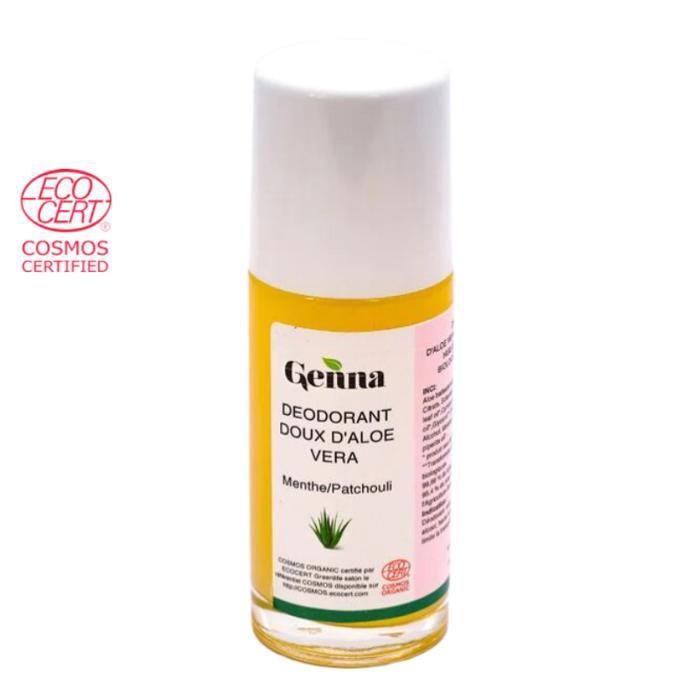 Déodorant - GENNA - Menthe-Patchouli - 50 ml - 100% d'origine naturelle - Sans aluminium