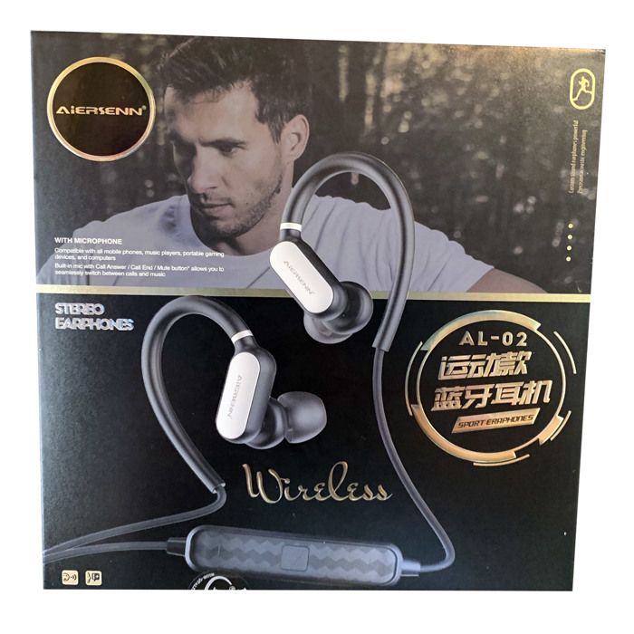 Casque sans fil - Aiersenn - AL-02 - Intra-auriculaire - Antichoc - Suppresseur de bruit actif