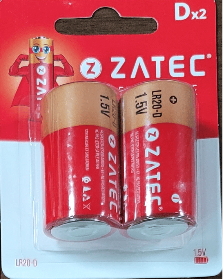 Piles Alcalines LR20-D