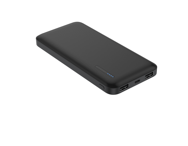 ZATEC - Power Bank 10000mAh avec 2 sorties USB et 2 entrées (USB & TYPE-C) - ECO-10000